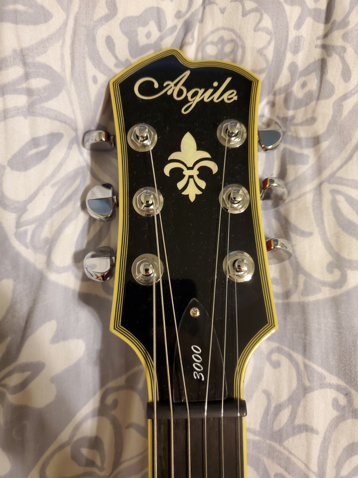 AGILE 3000 ELECTRIC GUITAR FLAME MAPLE TOP w/ Upgrades