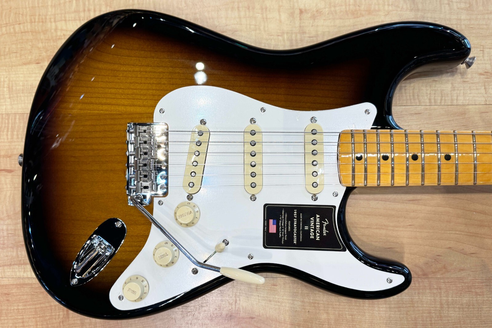 Fender American Vintage II 1957 Stratocaster Reissue Electric Guitar Sunburst