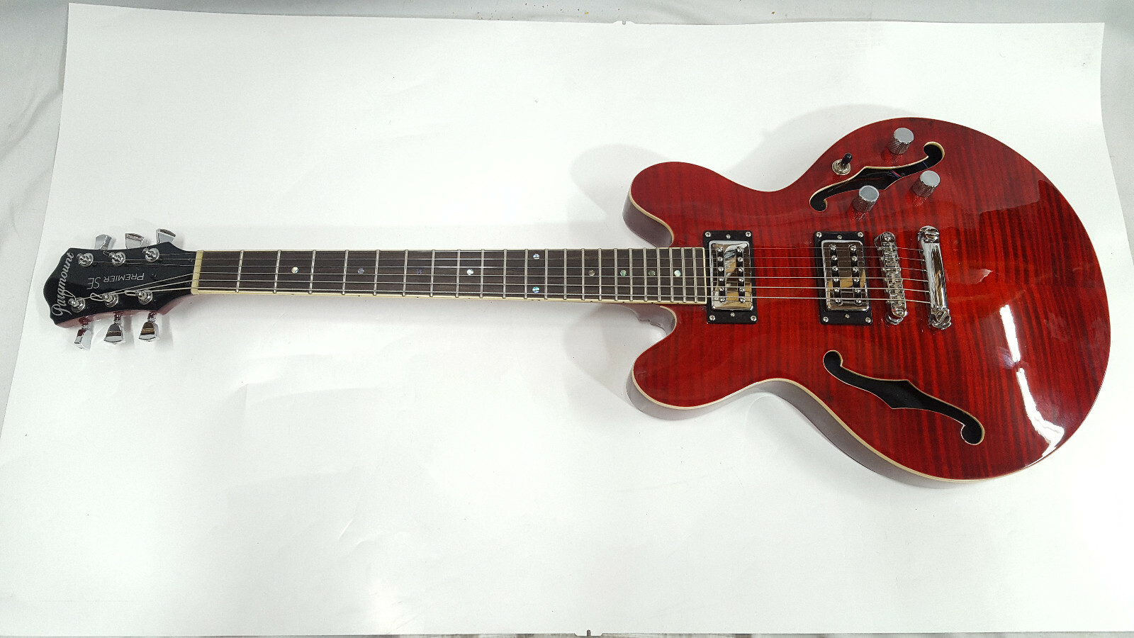 Paramount Premier SE Electric Violin Hollow Body Guitar with Hard Case – Nice!!