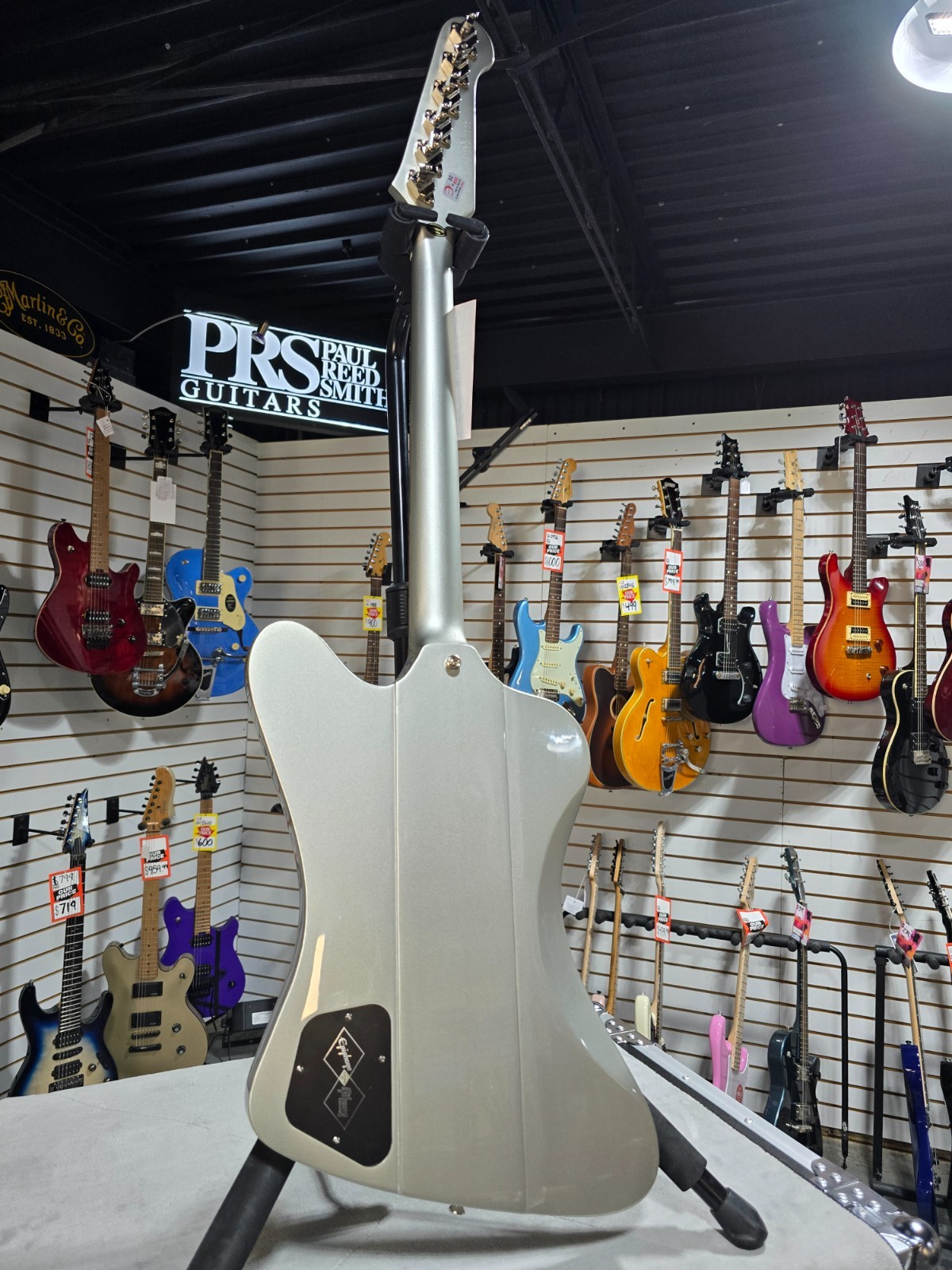 Epiphone 1963 Firebird I – Silver Mist W/ OHSC & PLEK*D #154