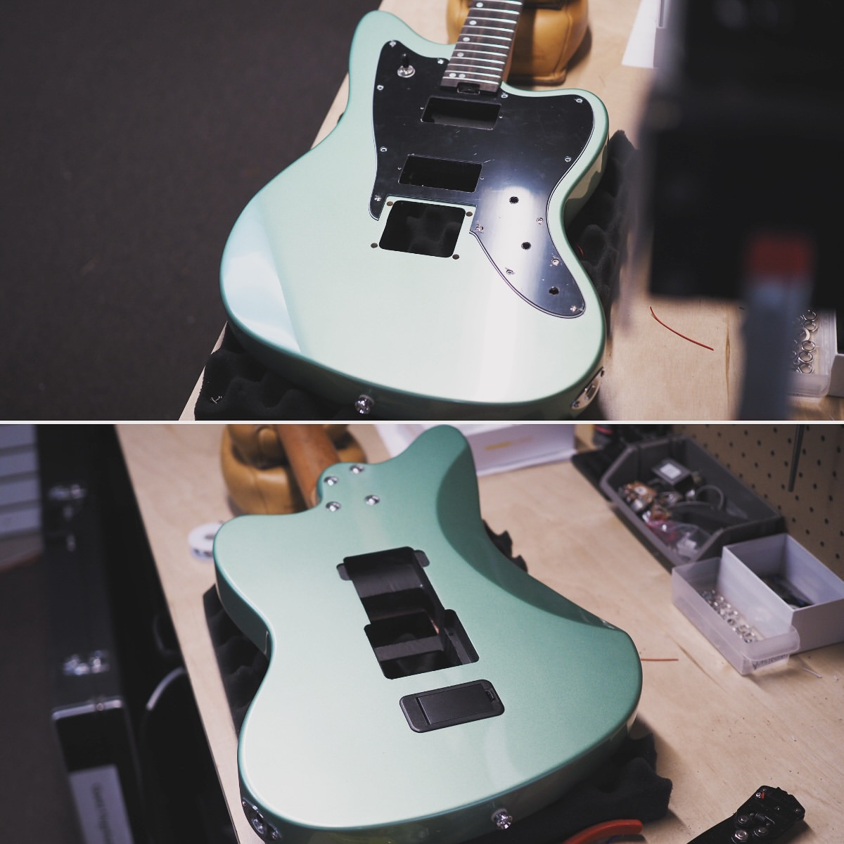 Halo, TJ Offset Baritone 6-String Guitar (27″), EverTune Bridge [MADE TO ORDER]