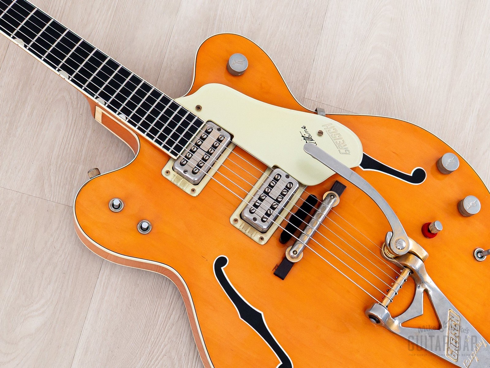 1964 Gretsch 6120 Chet Atkins Nashville Vintage Guitar Western Orange w/ Case