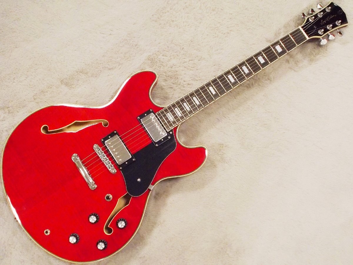 Semi-Acoustic Electric Guitar Sire Larry Carlton H7 STR Red 2N25770483