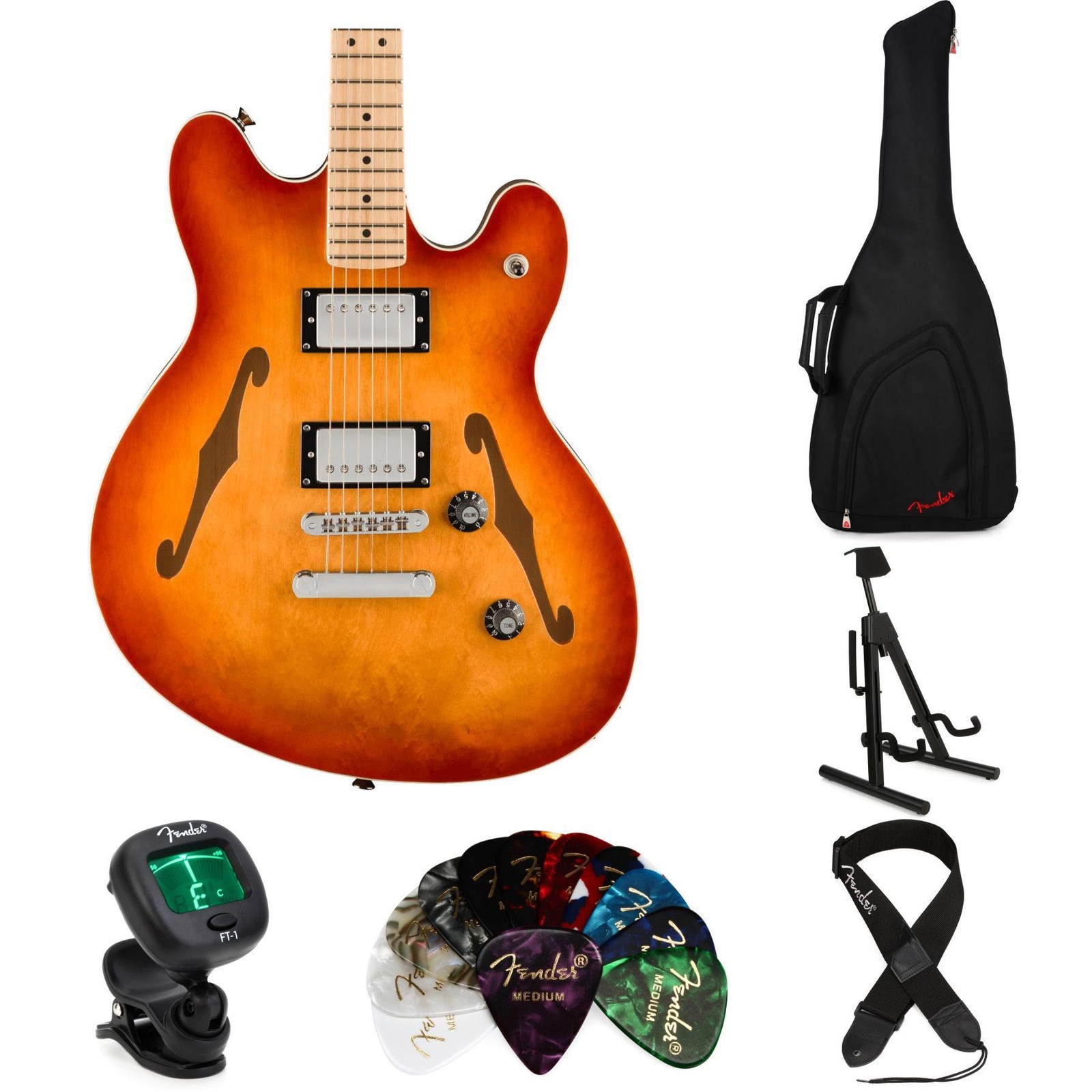 Squier Affinity Series Starcaster Deluxe Semi-hollowbody Electric Guitar