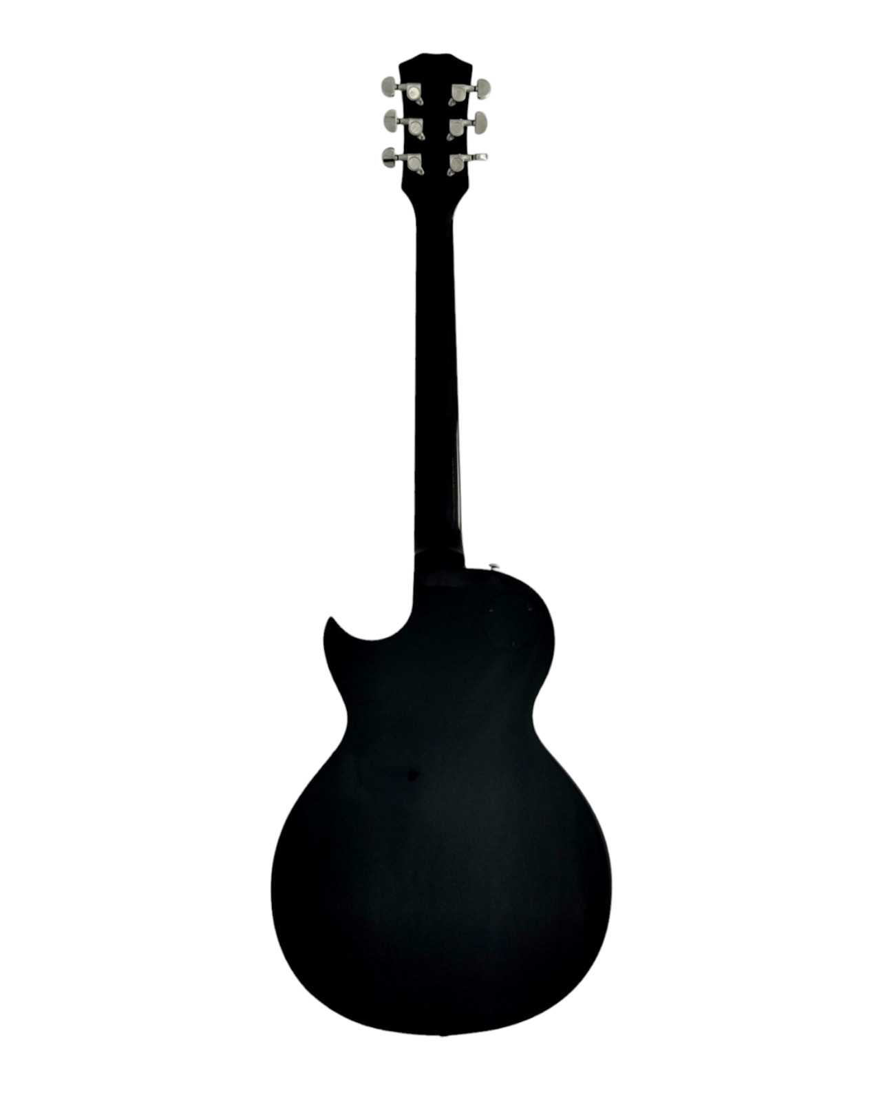 Haze E239BK Semi-Hollow Body Electric Guitar, Black + Accessories