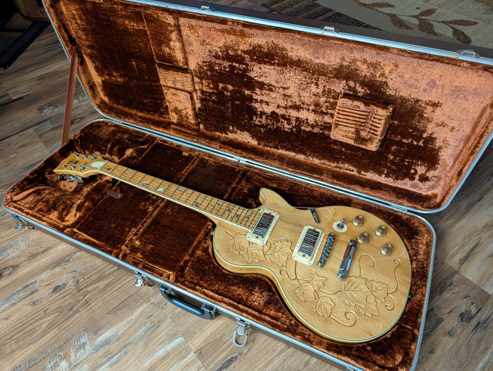 Electra 2258 Tree Of Life Set Neck Electric Guitar ?Prototype? 1970s W/OHSC