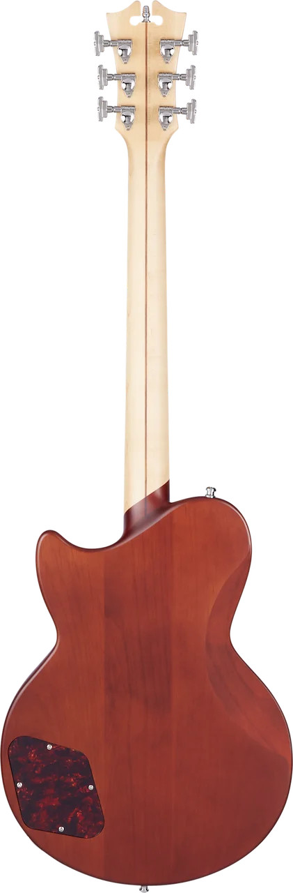 D’Angelico Deluxe Atlantic Electric Guitar – Matte Walnut with Stopbar Tailpiece