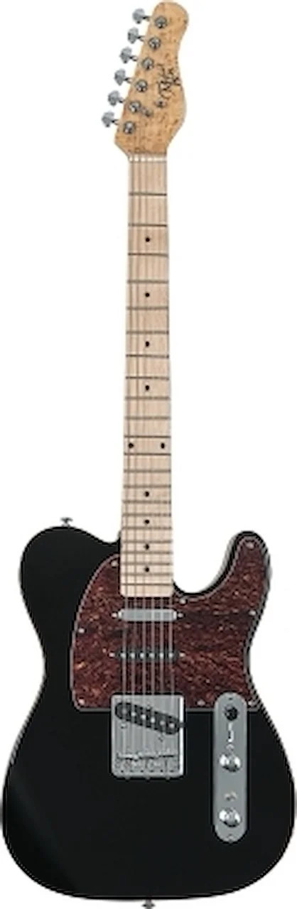 Michael Kelly Triple 50 Gloss Black Electric Guitar – Gloss Back Electric Guitar