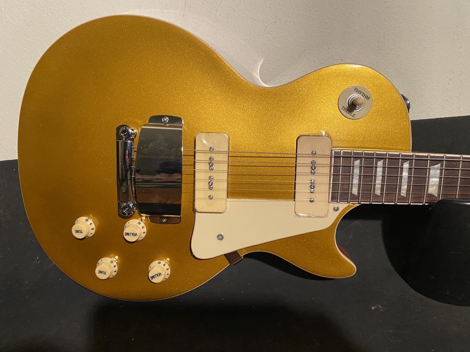 Gold Metallic (China Copy) Gibson Les Paul Custom