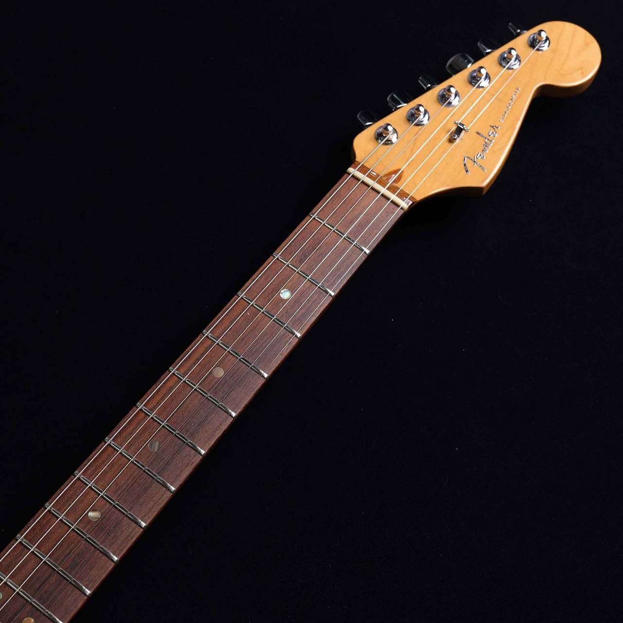 Fender American Deluxe Stratocaster RW Crimson Red Transparent Electric Guitar