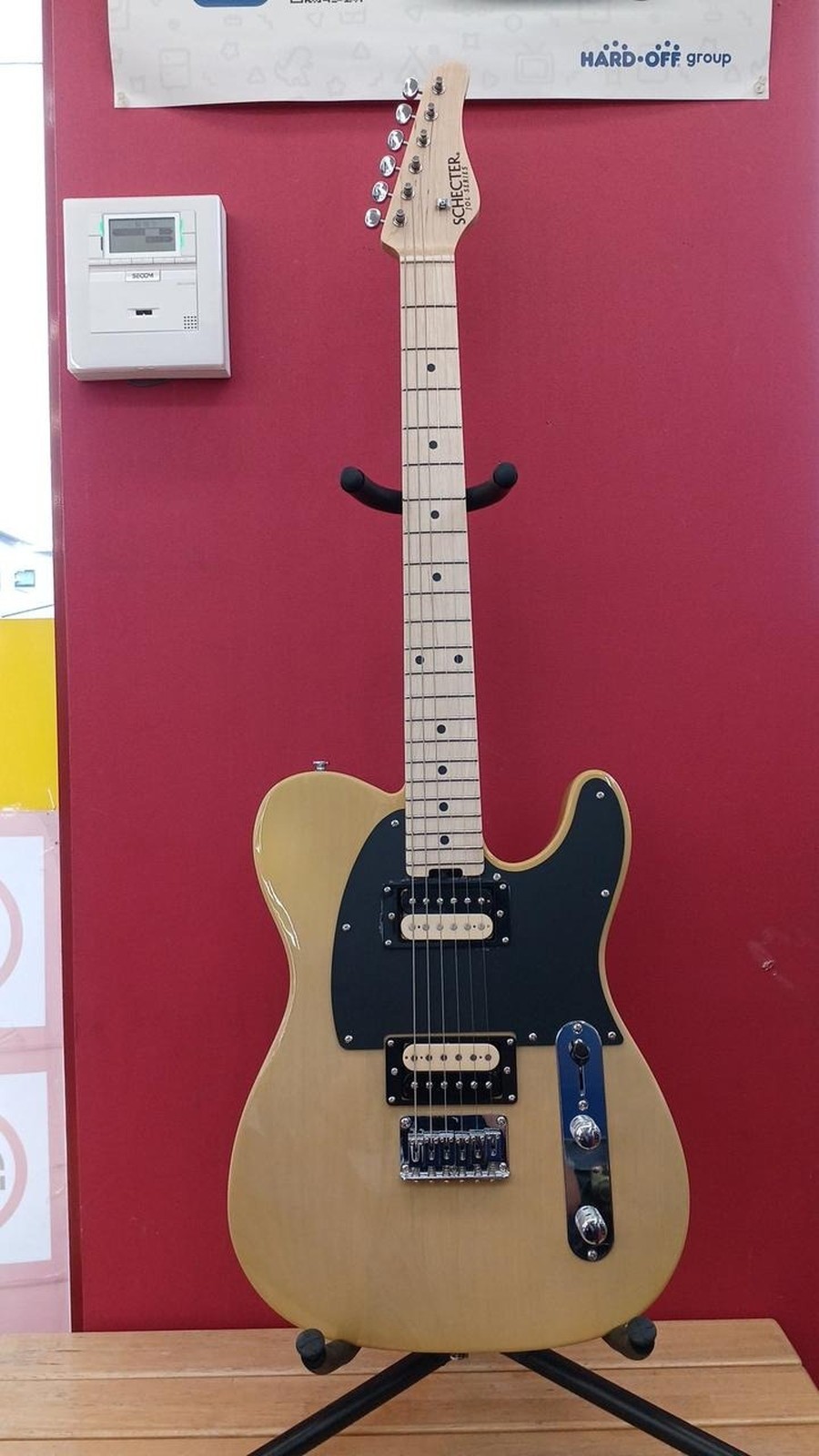 SCHECTER OL-TE-2H-FXD/BSC/M Used Alder body Maple neck Maple fingerboard Blonde