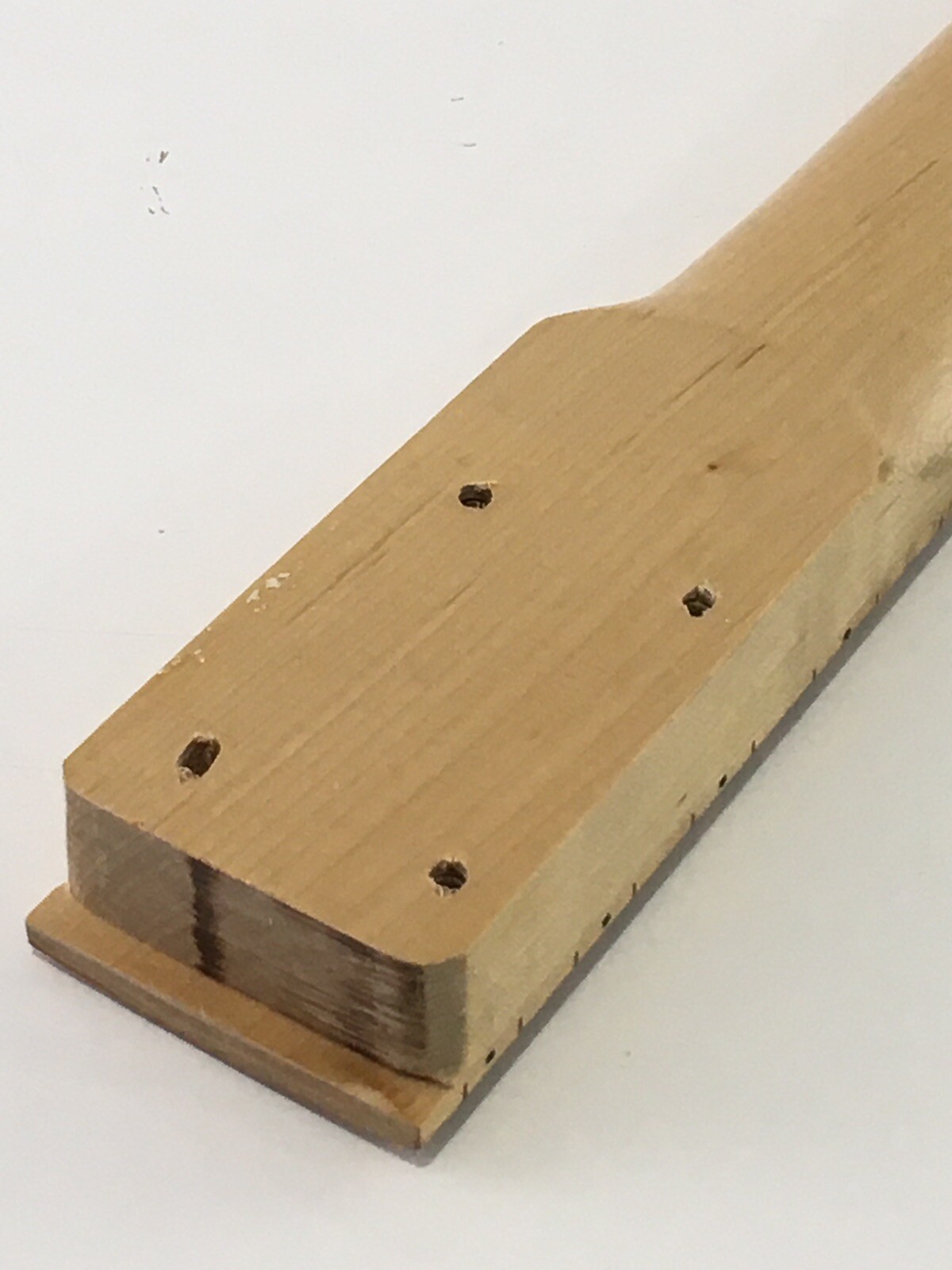 Viper Custom Guitar Neck Light Relic Satin Rock Maple Jumbo Fret Luthier Project