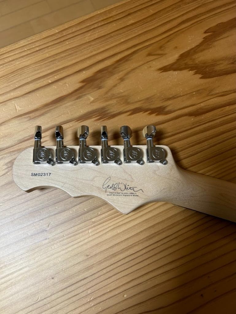Electric Guitar Fret-King FKV6GW Black Label Corona Geoff Whitehorn Signature