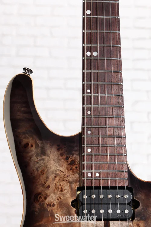Ibanez Premium S1070PBZ Electric Guitar – Charcoal Black Burst