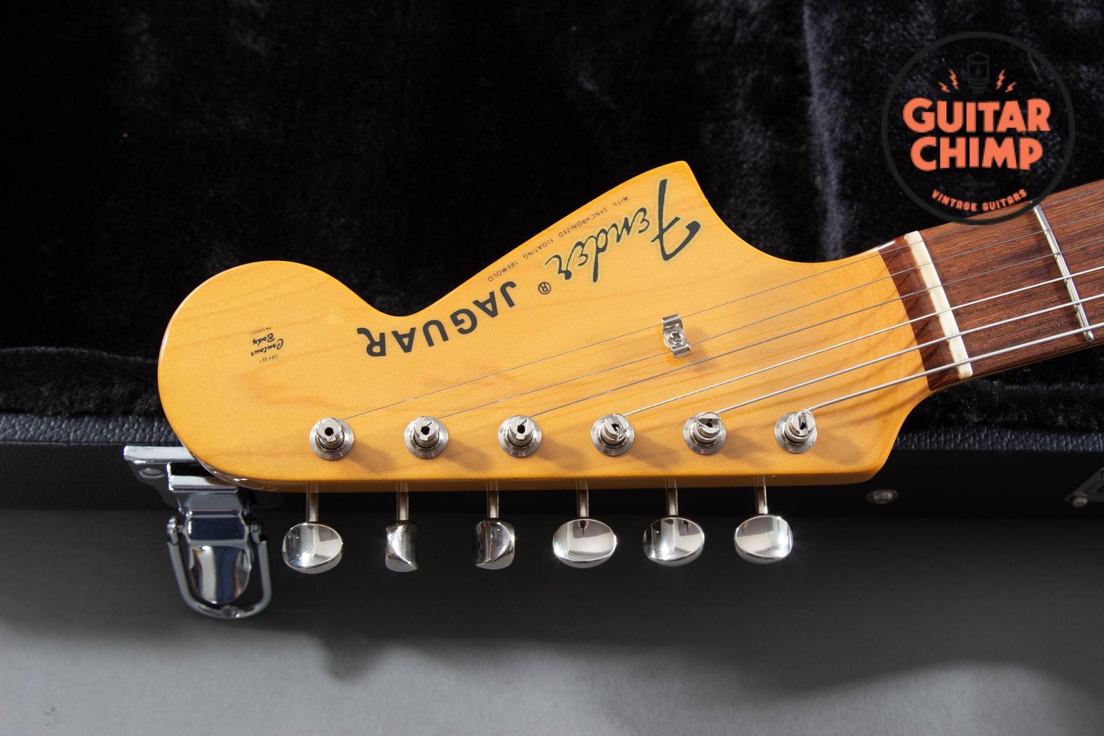2013 Fender Japan MIJ JG66 ’62 Reissue Jaguar 3-Tone Sunburst w/ Hard-Shell Case