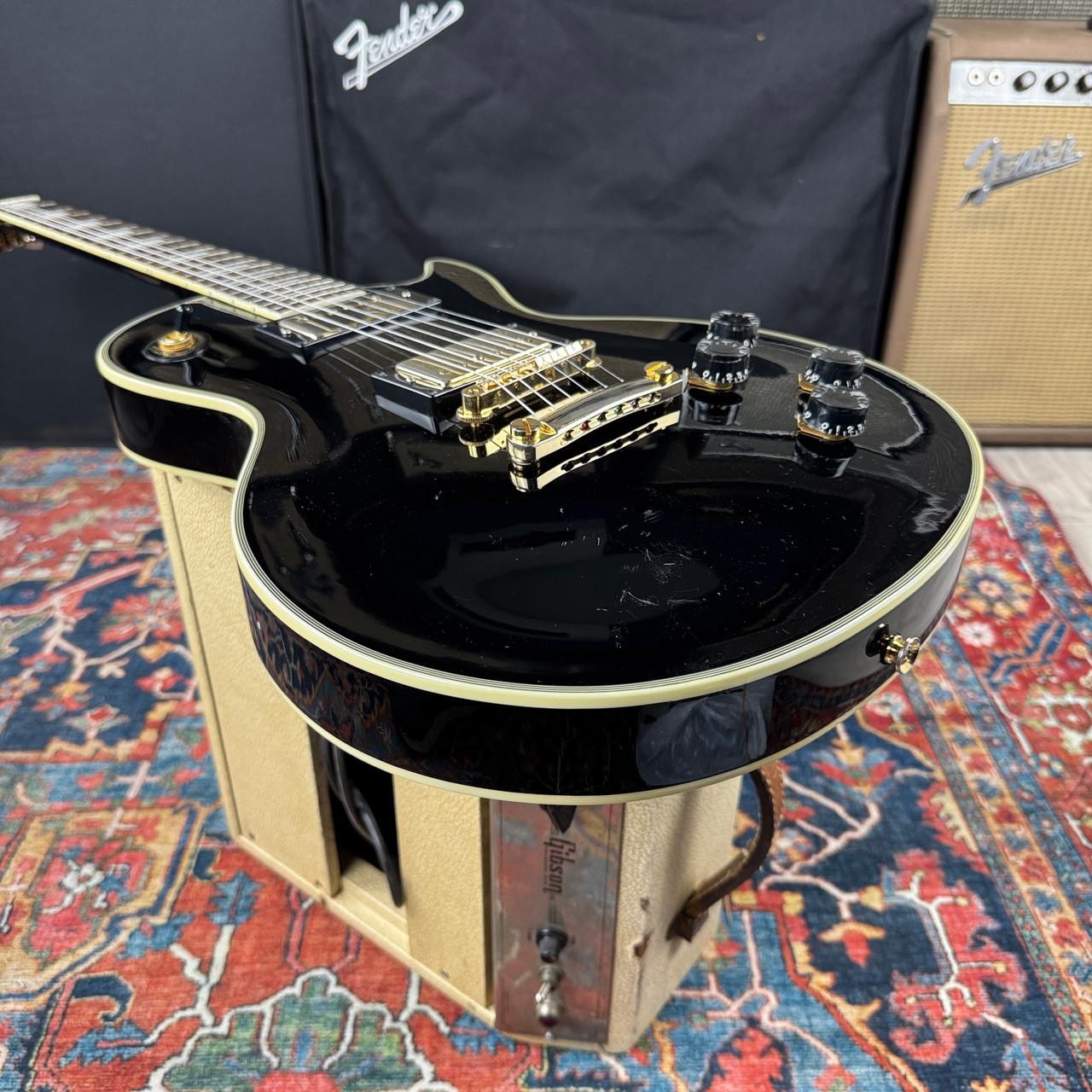 Fernandes/Burny RLC-55 Les Paul Custom Black – 1998