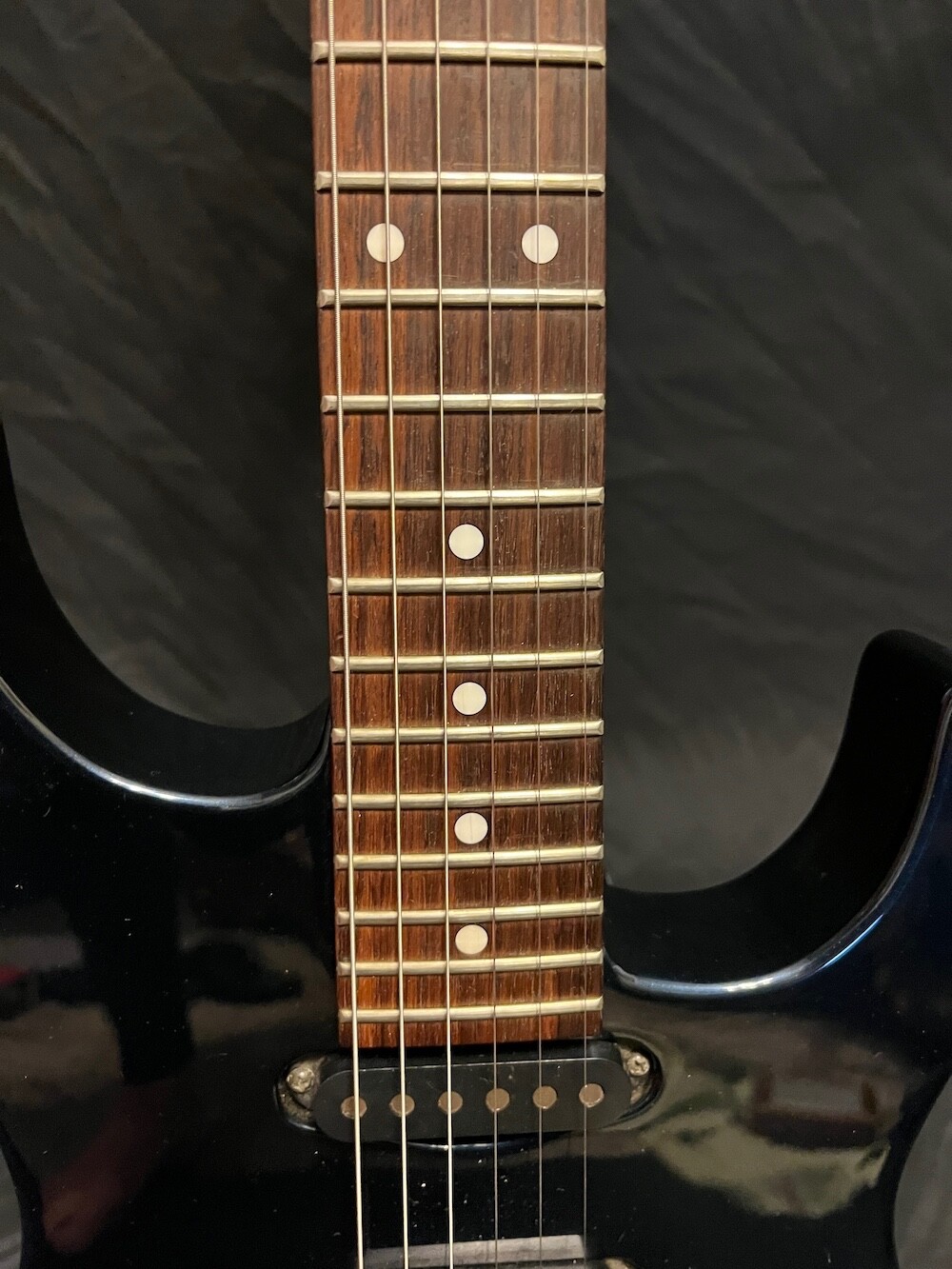 Vintage Kramer JK Guitar Blue H/S/S Floyd Rose W/Case