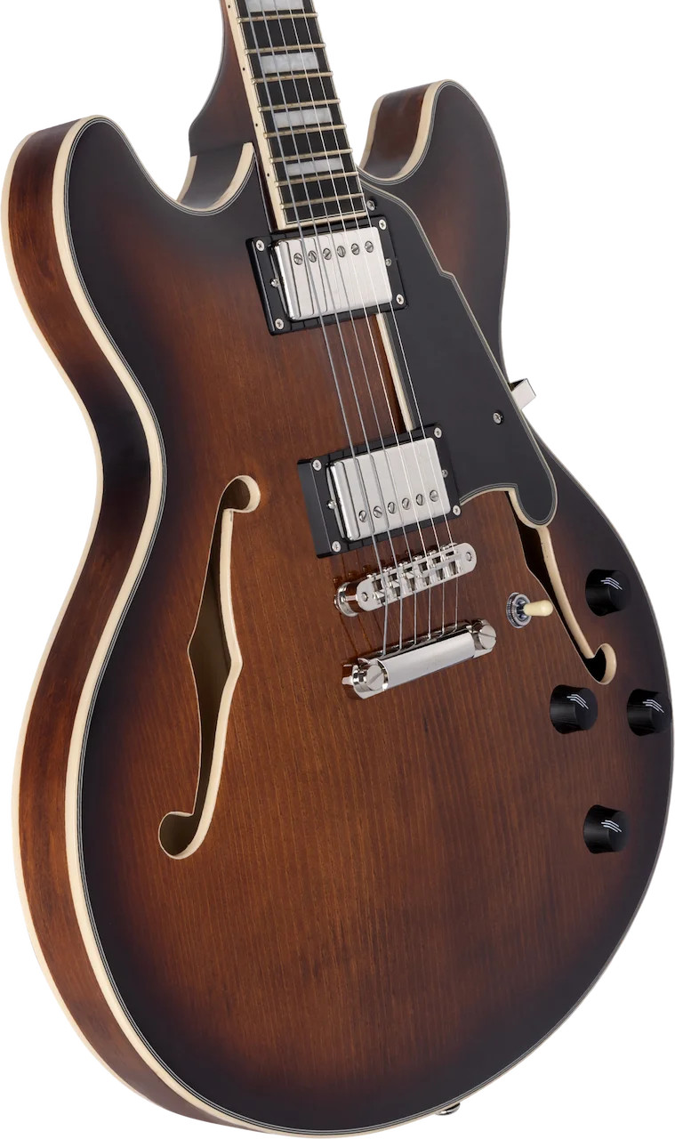 D’Angelico Premier DC Electric Guitar – Brown Burst