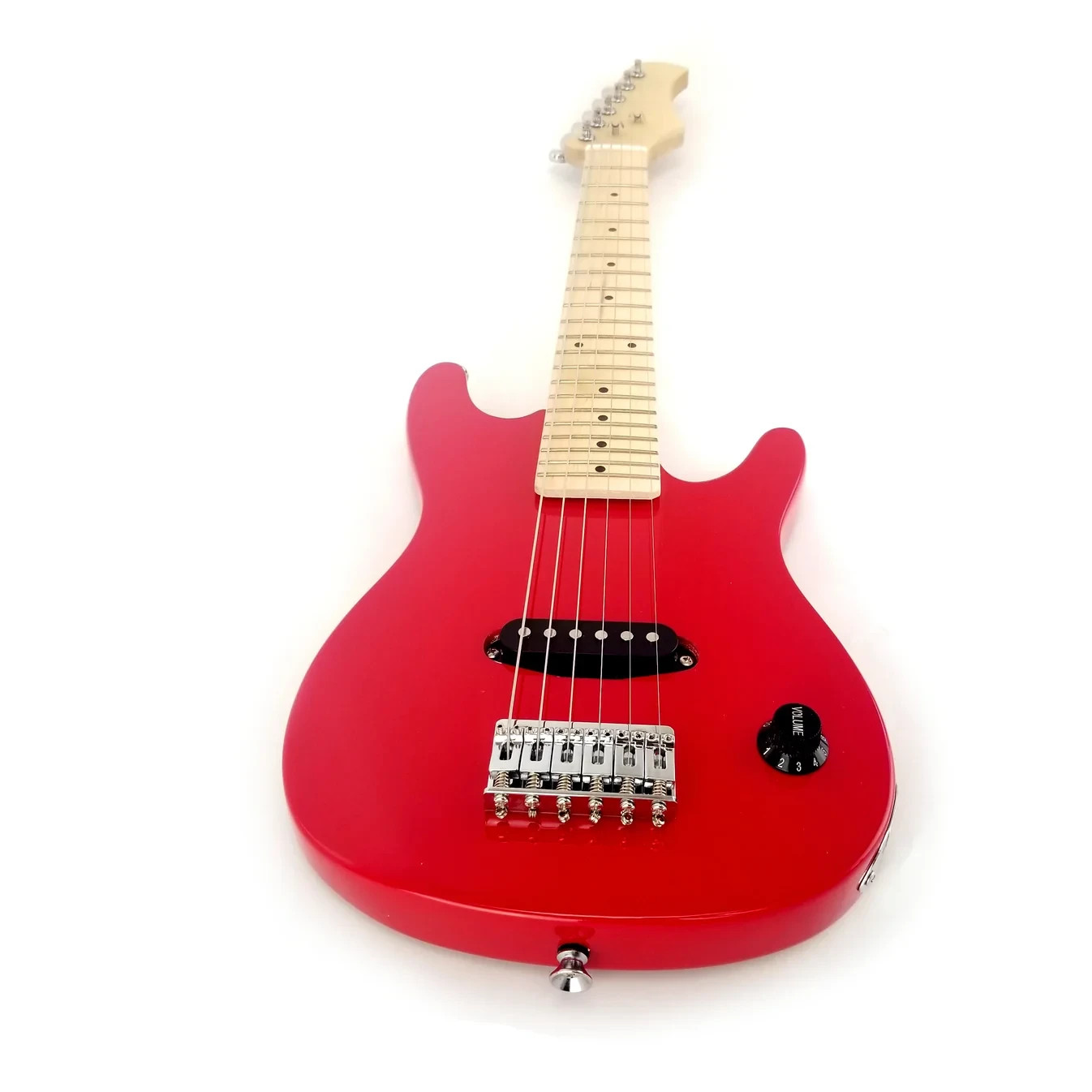 Kids 30 Inch Electric Guitar Combo, 5W Amp Loudspeaker, Solid Wood Body, Color: