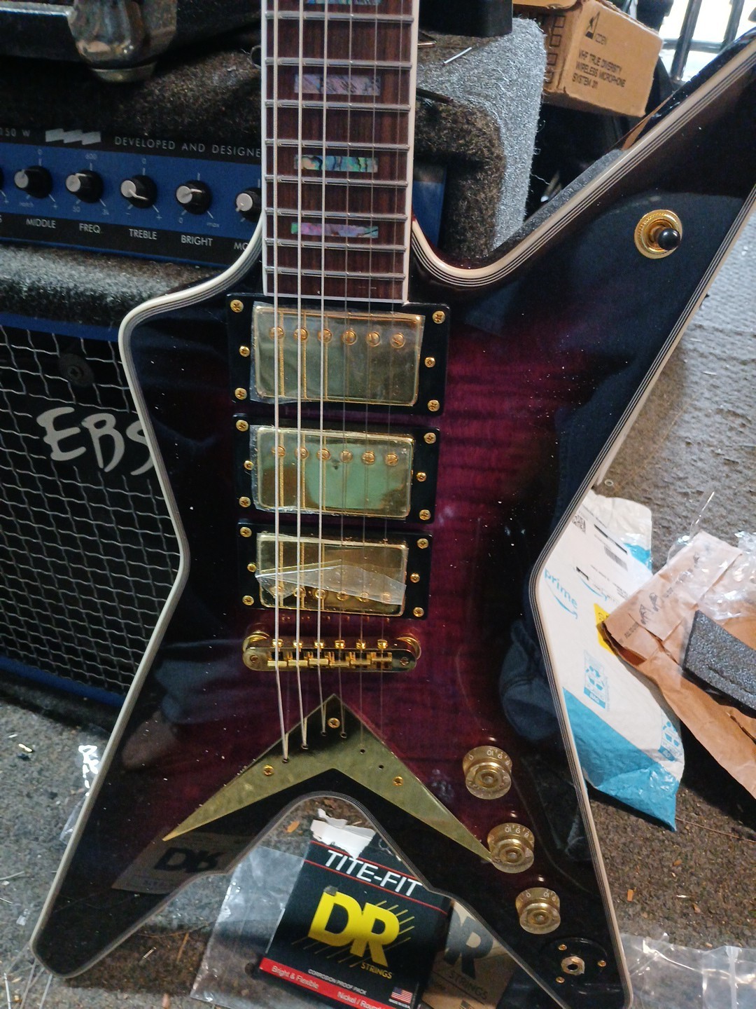 FIREFLY RED ML-3 pickup-exceptional-with bonus items-