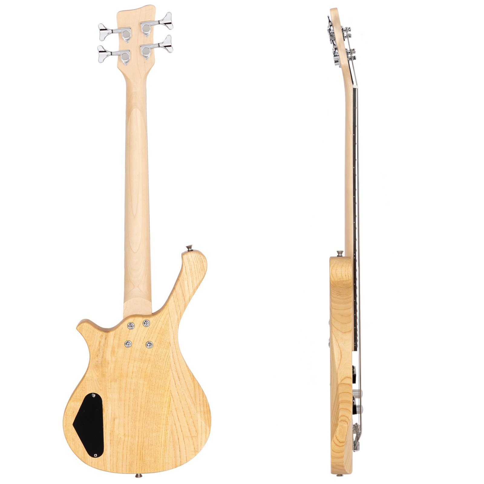 🎸FREE SHIPPING!🎸Short Scale W Style Electric Bass Guitar + 2 Jazz Style Pups!