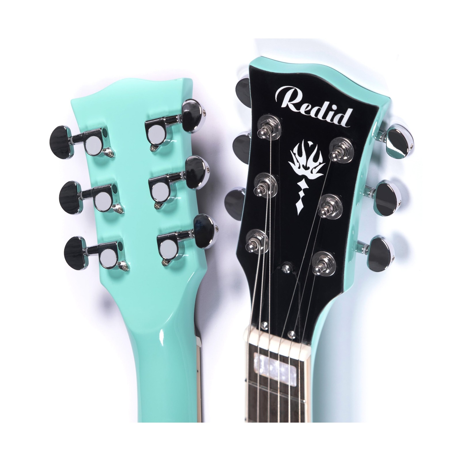 Redid Semi-Hollow Body Electric Guitar RD-100 Jazz Guitar with F-Hole,Maple n…