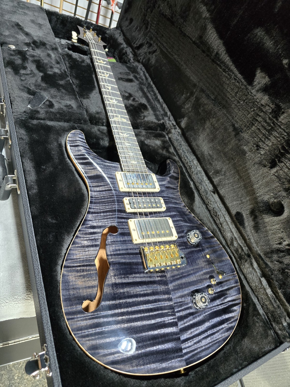 PRS Special Semi-Hollow – Gray Black, 10-Top w/OHSC & PLEK*D #273
