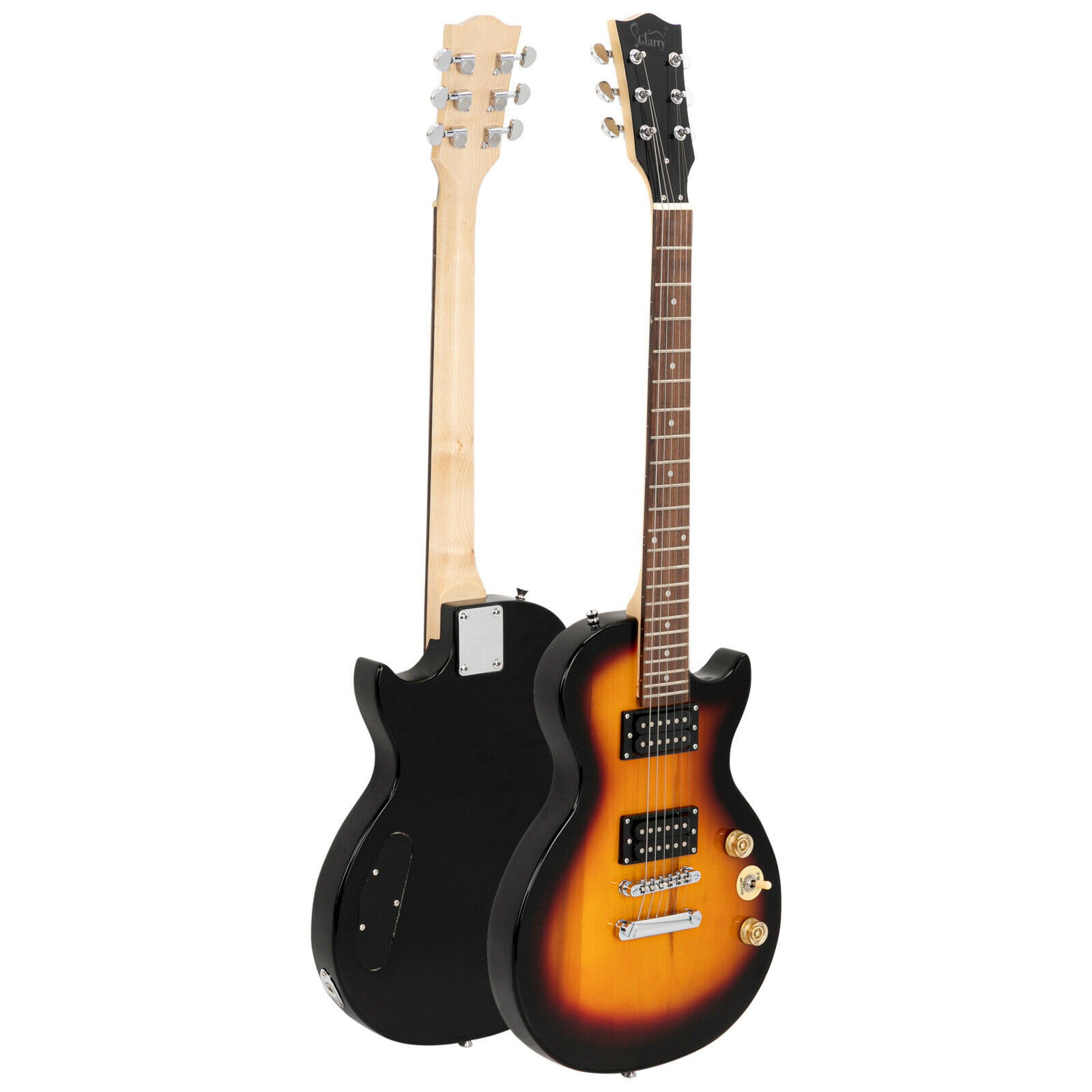 39″Solid Basswood Electric Guitar HH Pickups Laurel Fingerboard W/Bag Strap Pick