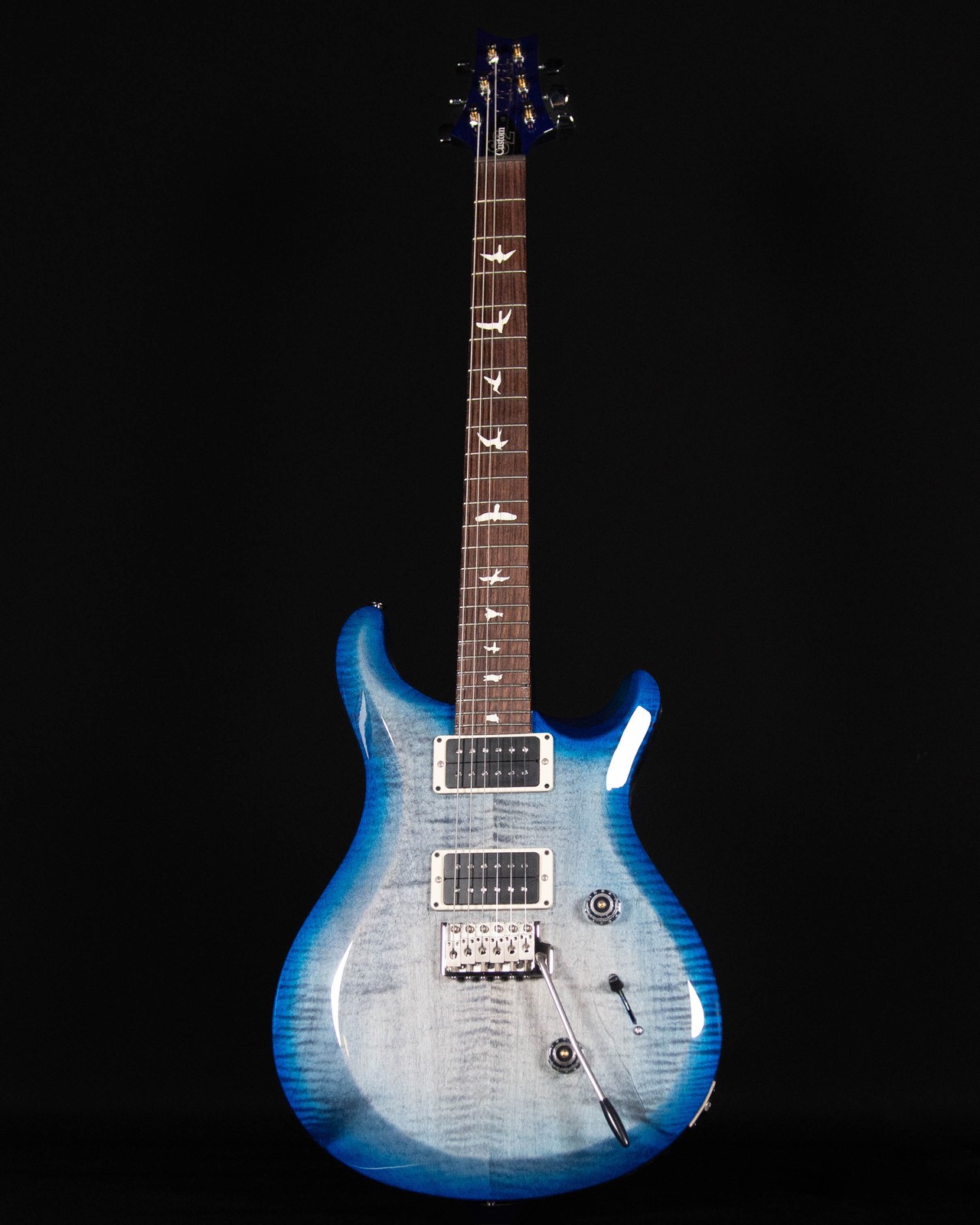 PRS S2 Custom 24, Faded Gray Black Blue Burst
