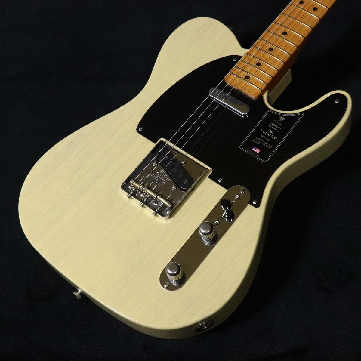 Fender 75th Anniversary American Vintage II 1951 Nocaster Maple Blonde #GGe7m