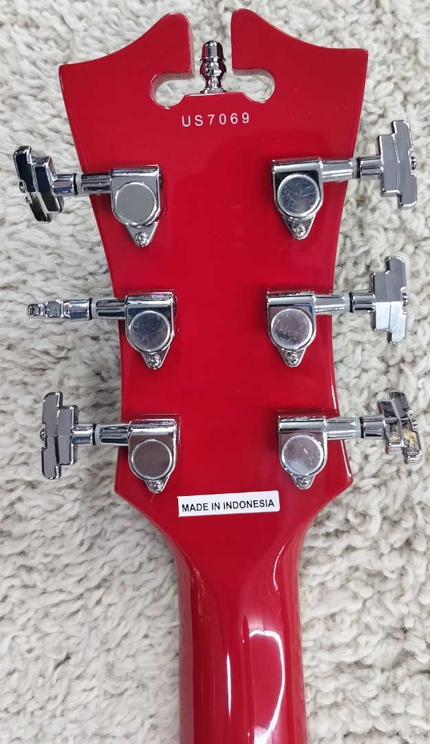 D’Angelico Premier DC Semi Hollow Guitar w/P90s, Stairstep Tailpiece PROTOTYPE