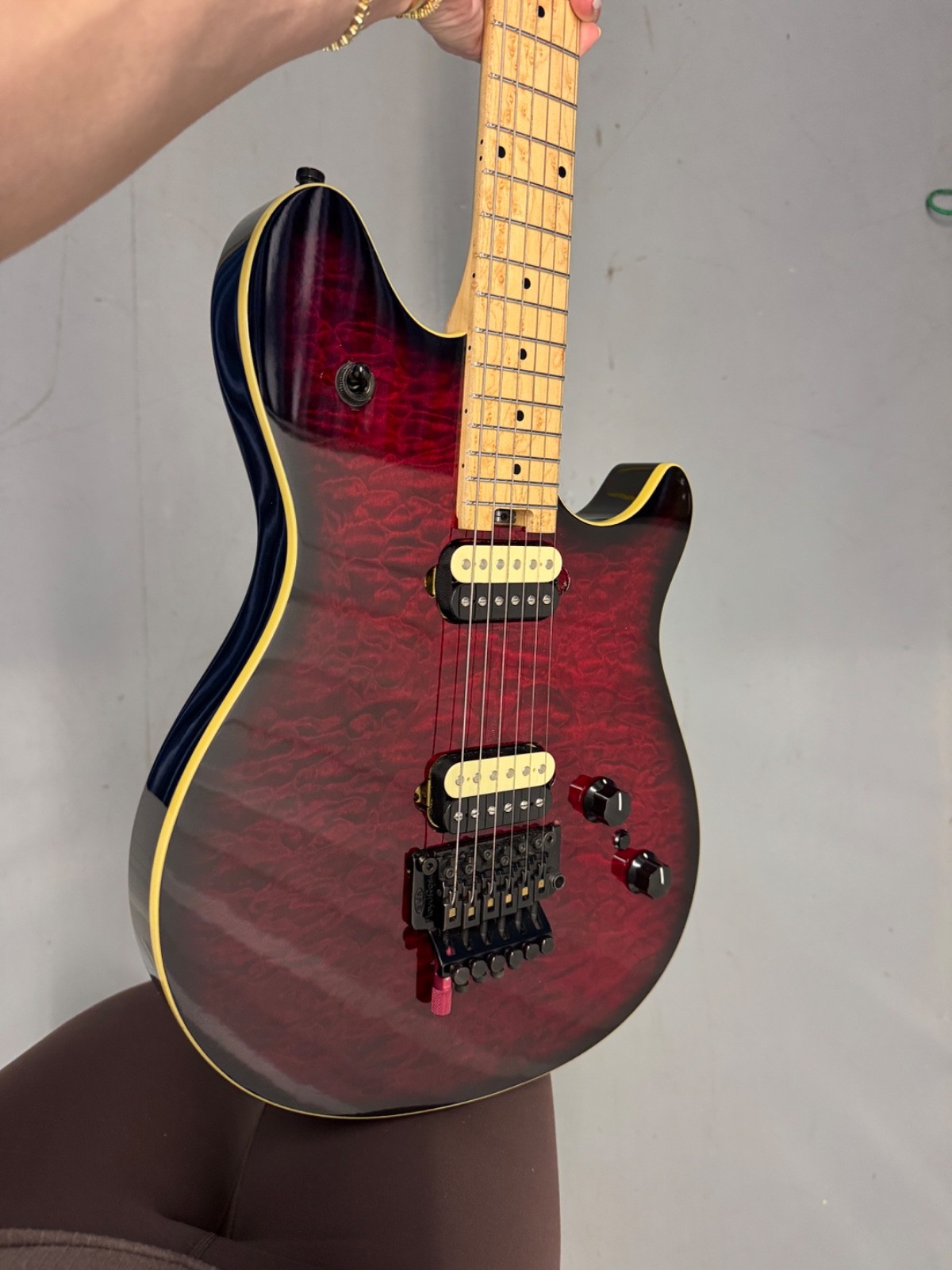 Used EVH Wolfgang Special HT Trans Red Burst Solid Body Electric Guitar