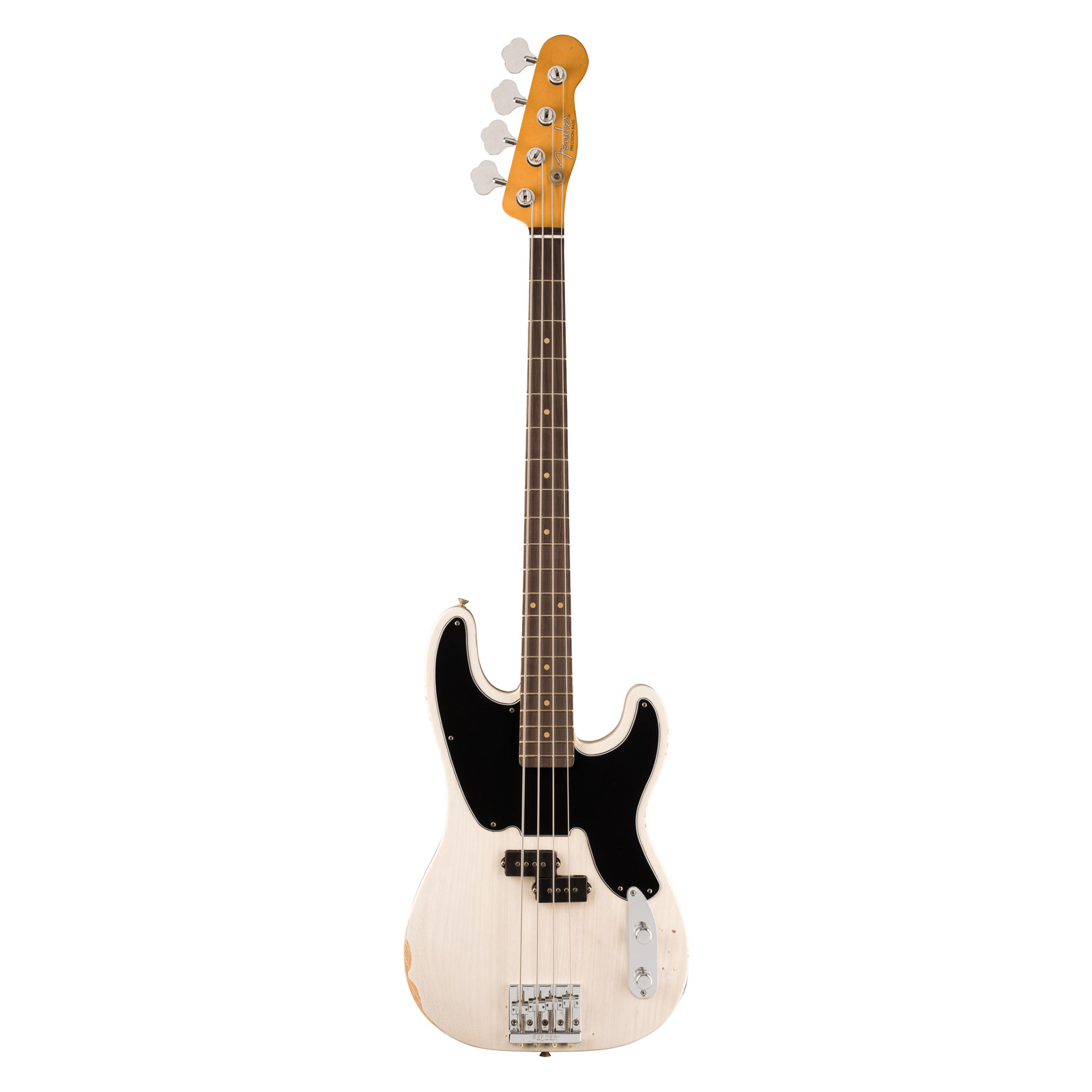 Used Fender Mike Dirnt Road Worn Precision Bass – White Blonde w/Rosewood FB