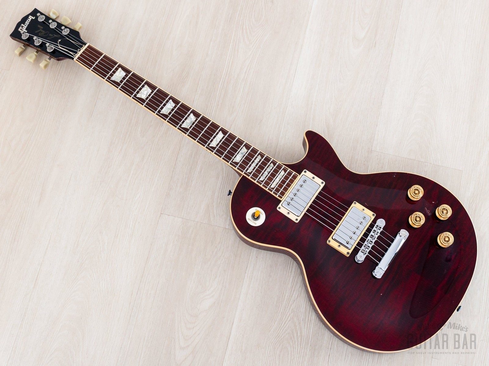 1996 Gibson Les Paul Standard Flame Top One-Piece Body, 100% Original w/ Case