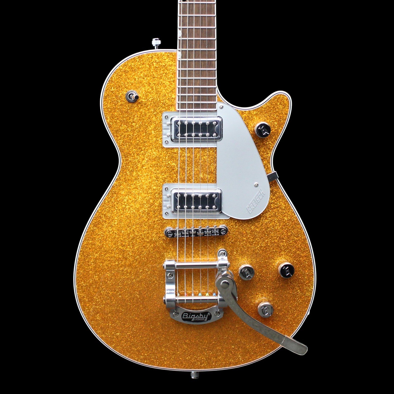 Gretsch G5230T Electromatic Sparkle Jet FT Single-Cut with Bigsby, Gold Sparkle