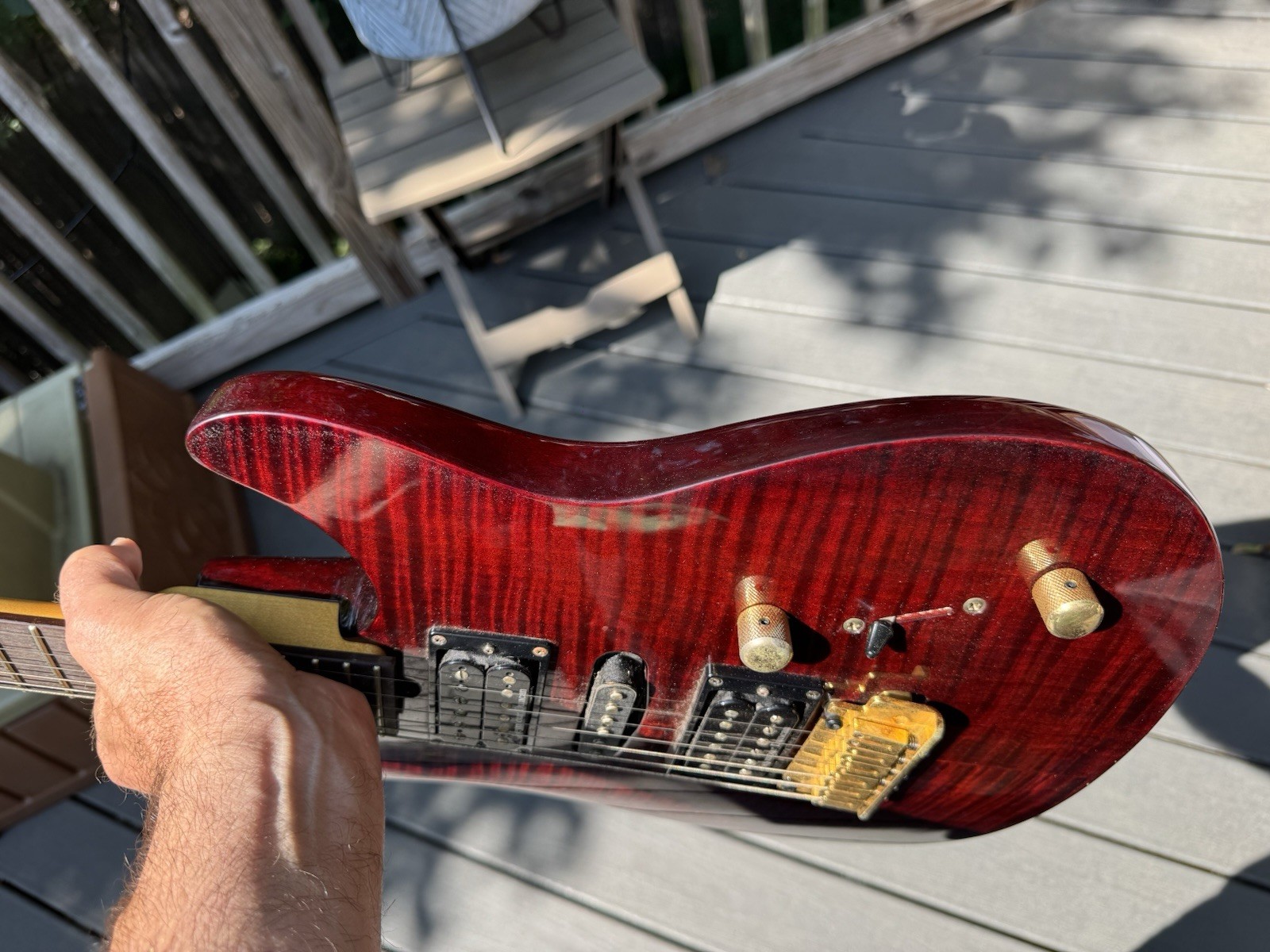 Brian Moore iM2000 Electric Guitar (2001) – Seymour Duncan HSH – Sperzel– OHSC
