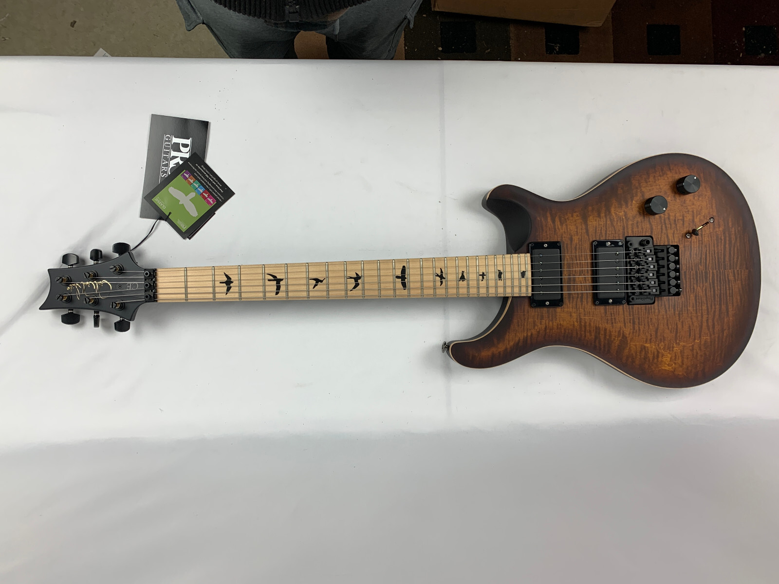 PRS Paul Reed Smith DW CE 24 Floyd Guitar Burnt Amber Smokeburst + PRS Bag NEW