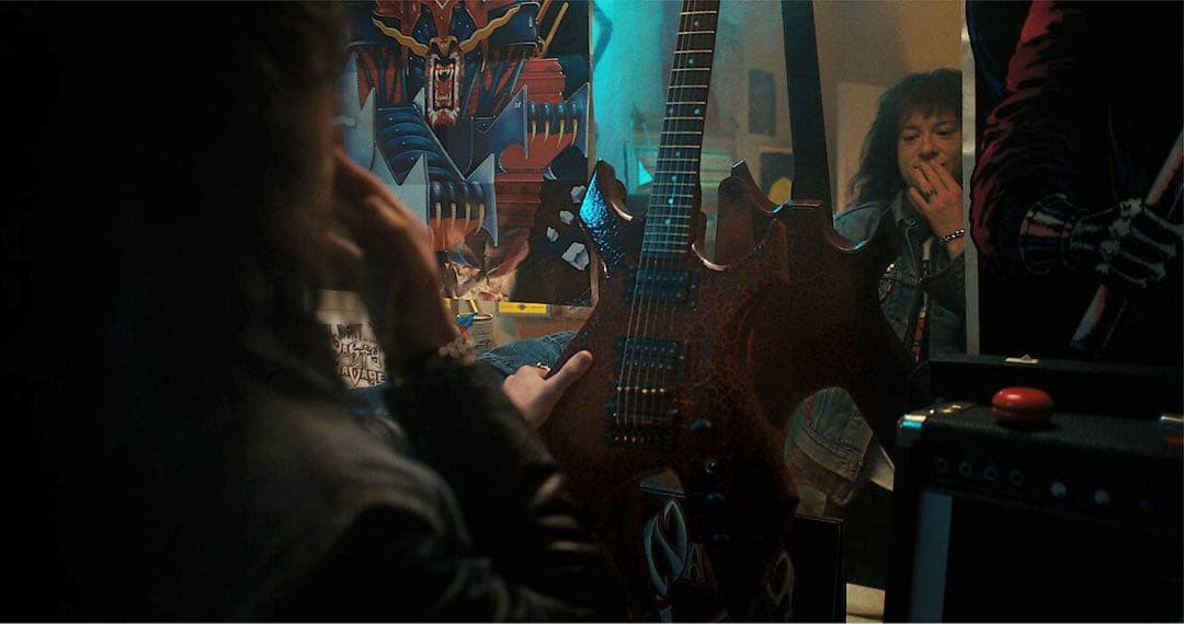 B.C. Rich Warlock Stranger Things Eddie Munson Model Limited to 2000 #069