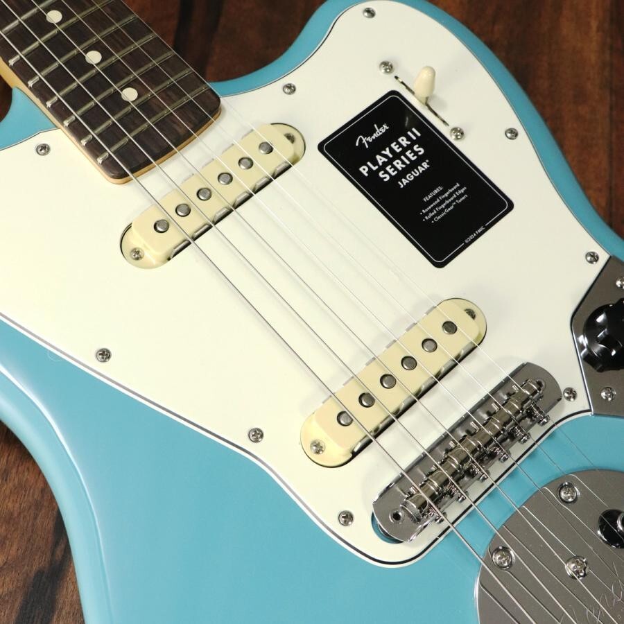 Fender Mexico / Player II Jaguar Rosewood Fingerboard Aquatone Blue