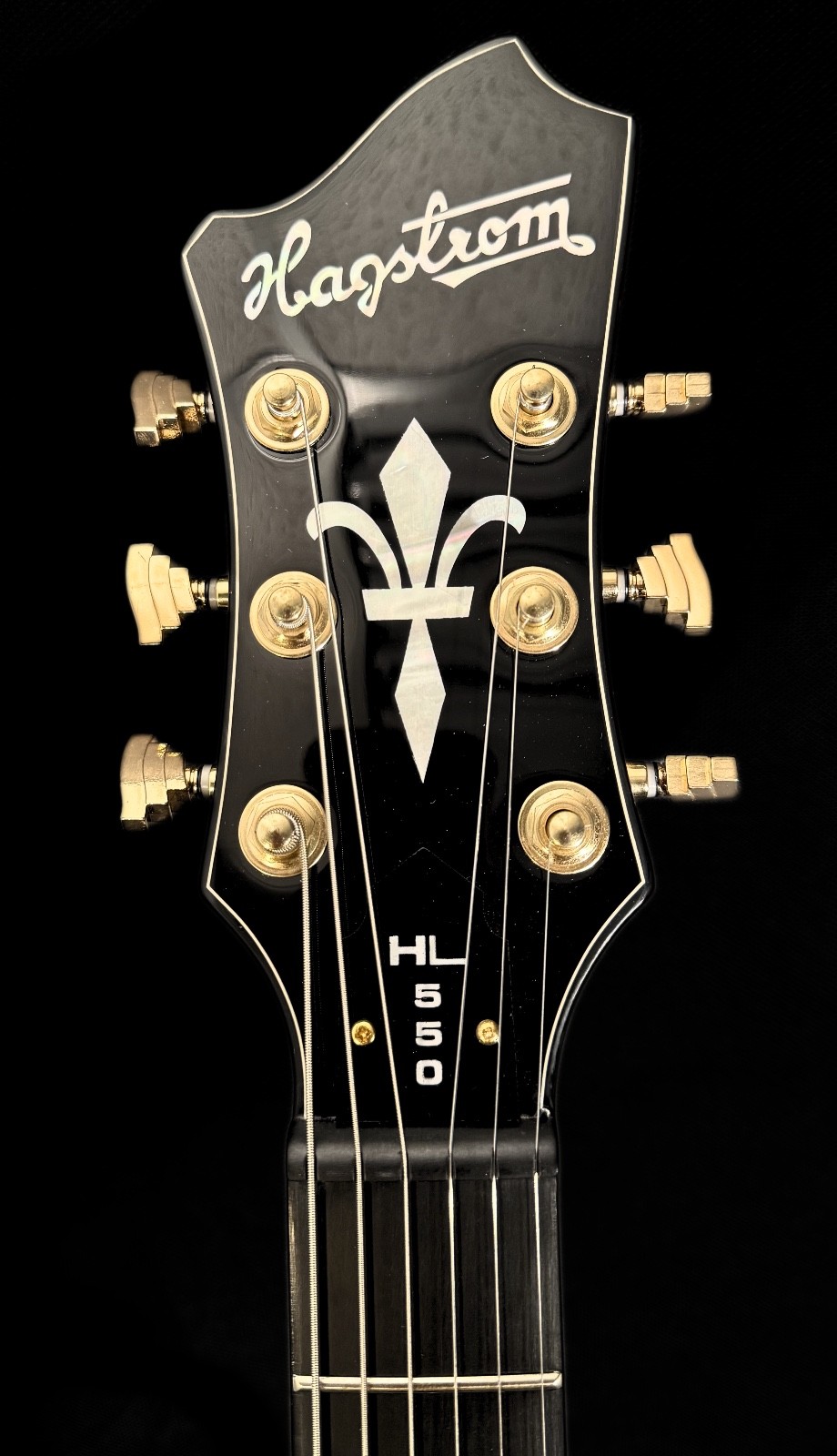 Hagstrom HL-550 w/Case – Natural Mahogany *USA Small Business*