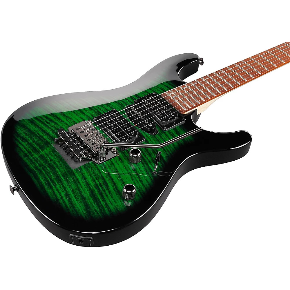 Ibanez KIKOSP3 Kiko Loureiro Signature Electric Guitar Transparent Emerald Burst