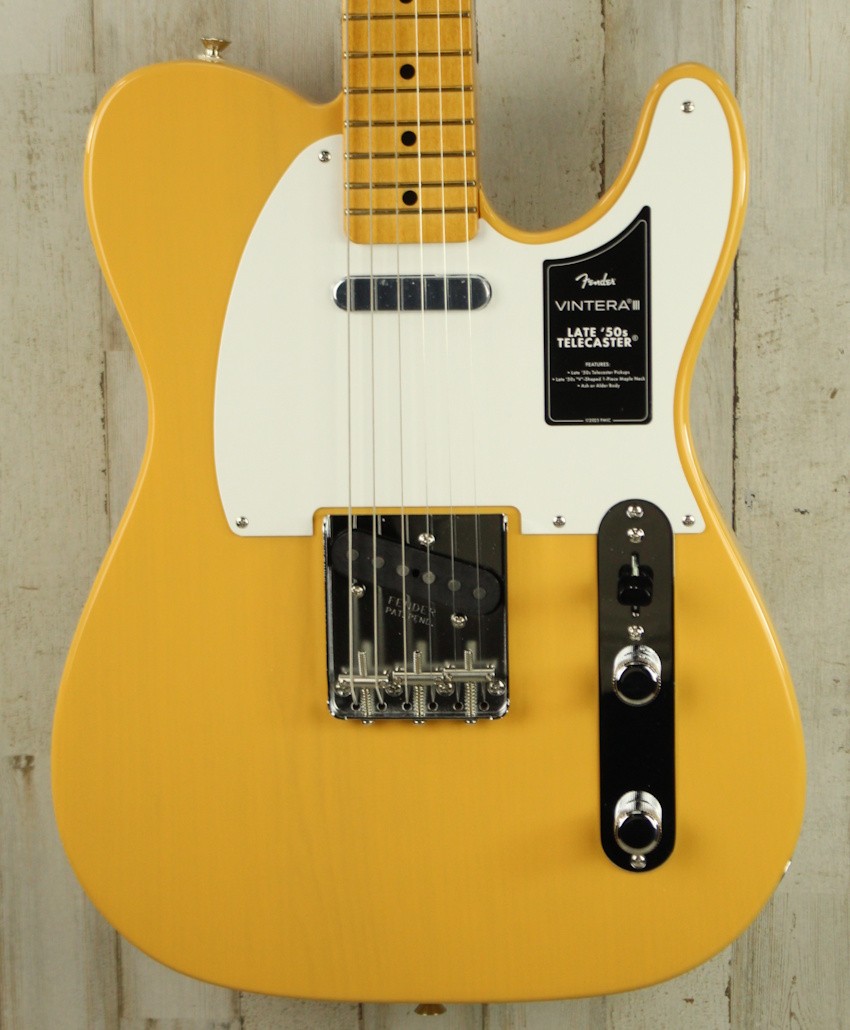 DEMO Fender Vintera III Late ’50s Telecaster – Butterscotch Blonde (306)