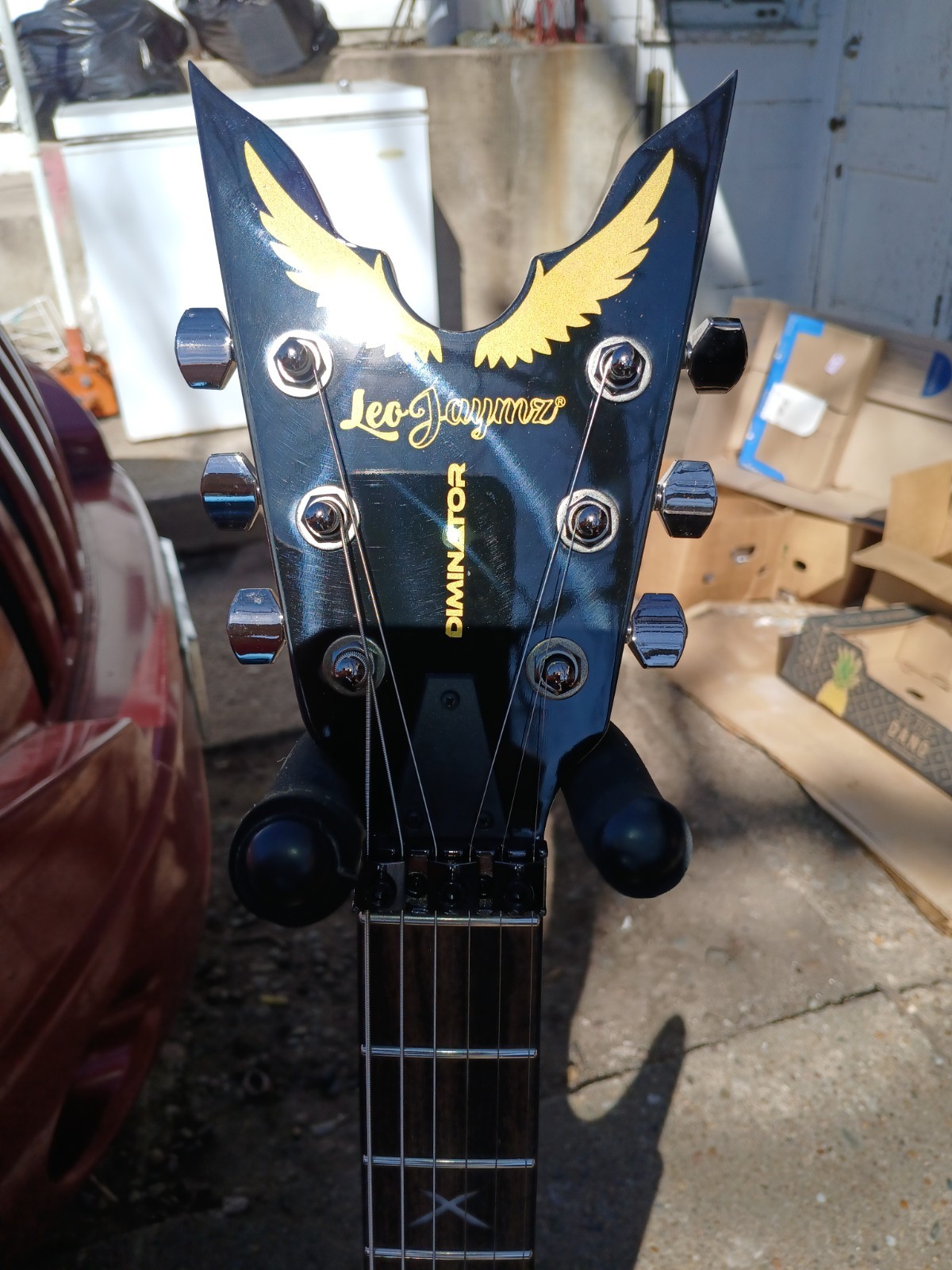 Dimecastor think Dean with xtras-luthier setup