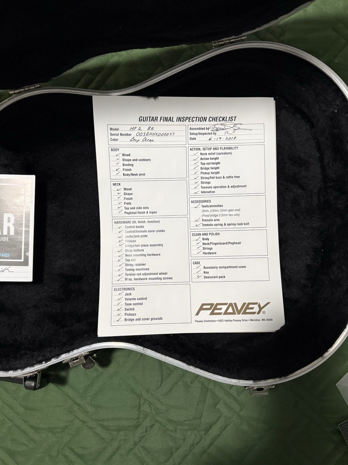 Peavey HP2 Deep Ocean Guitar