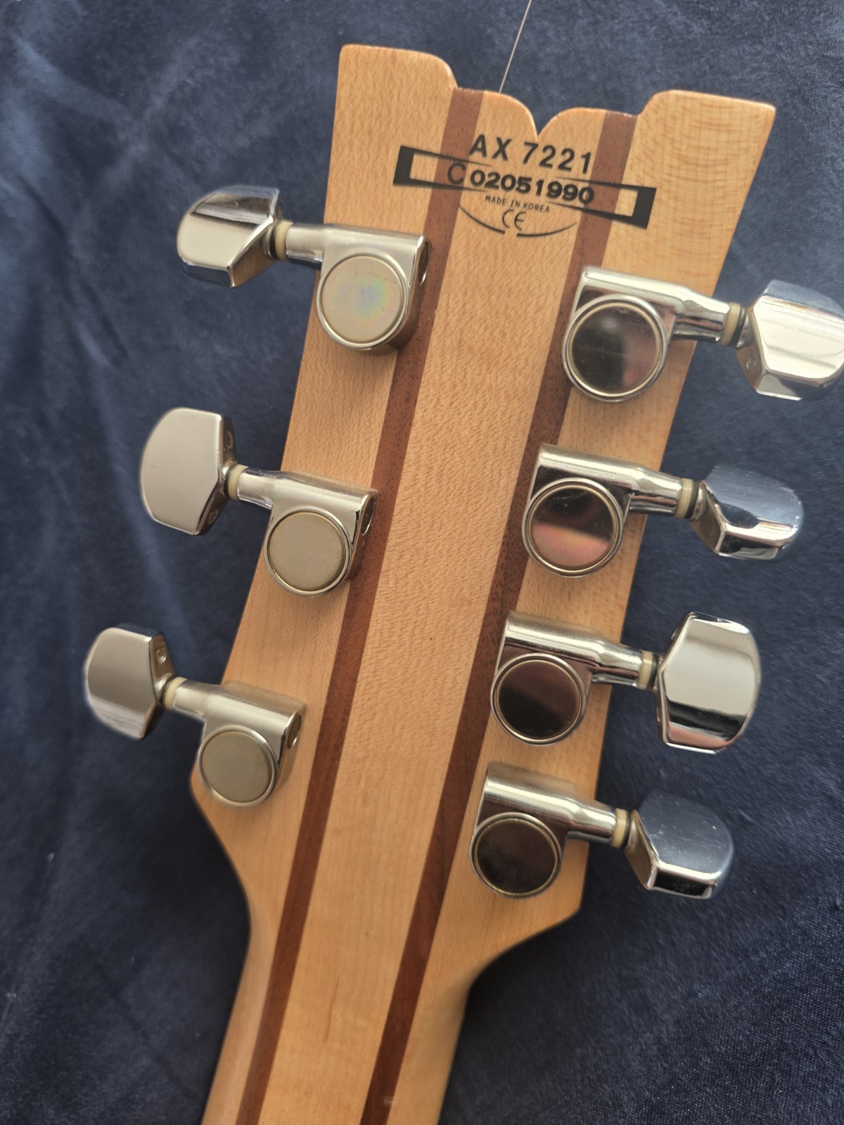 Ibanez AX Series AX7221 Solid Body 7-String RH Mahogany Rosewood Gray