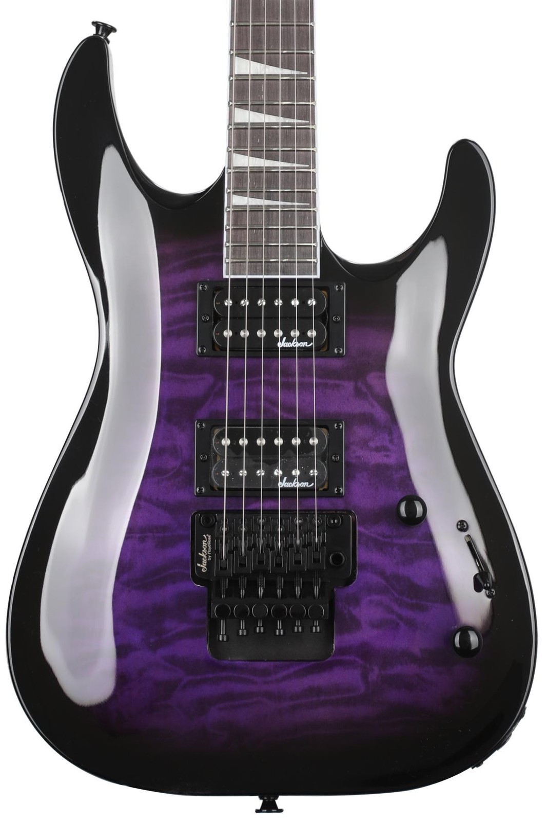 Jackson Dinky Arch Top JS32Q DKA – Transparent Purple Burst