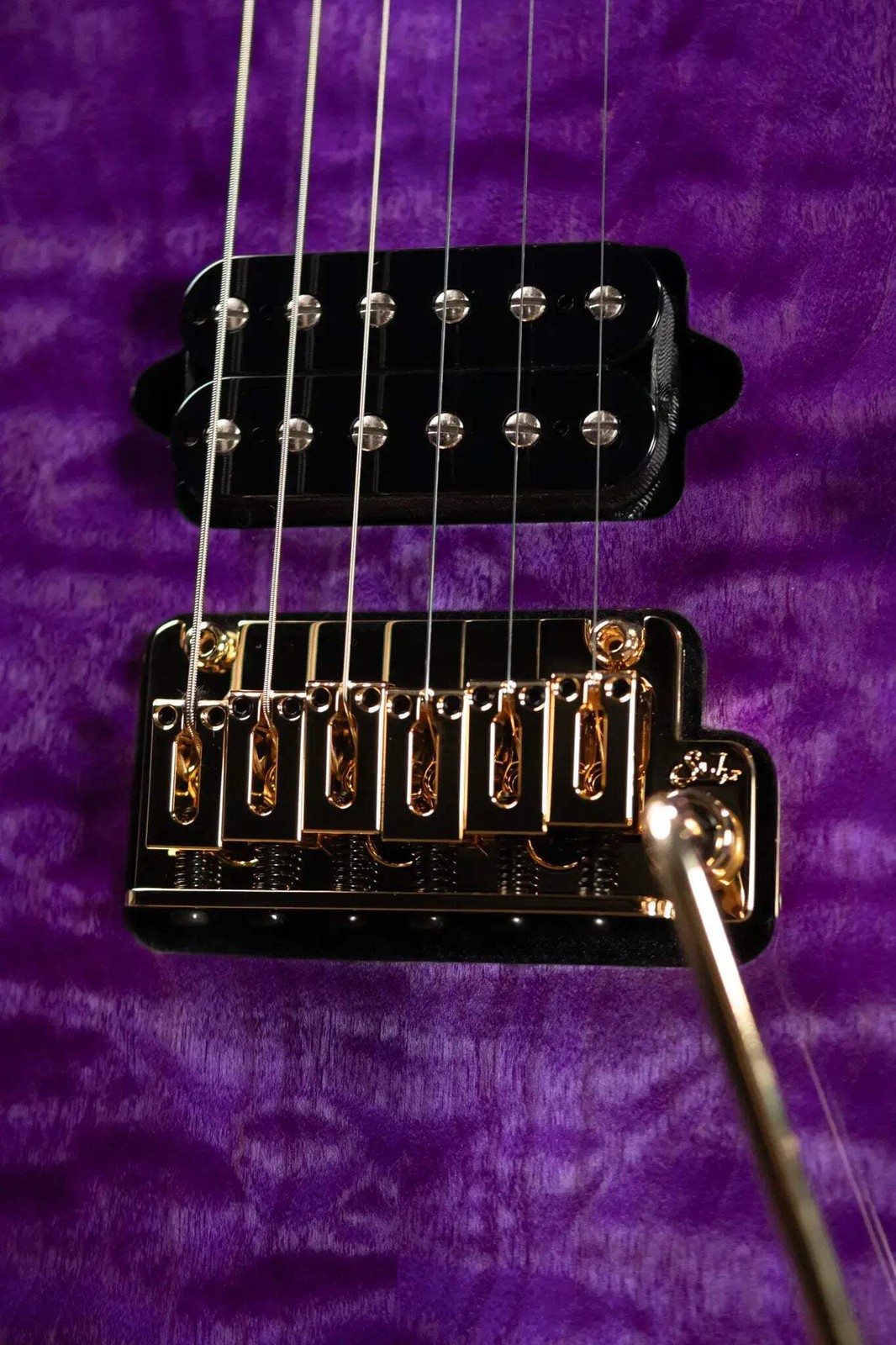 Suhr Standard Thin Burst Limited Edition Electric Guitar – Trans Purple with Gig