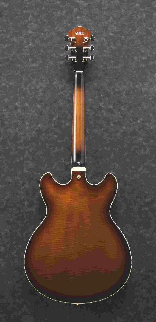 Ibanez AS93FMVLS Artcore Expressionist Semi Hollow Electric Guitar Ebony F-board