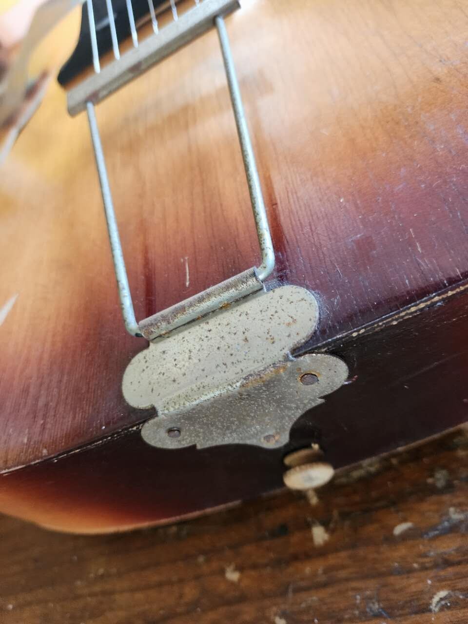 Voss vintage archtop made in Germany Hofner-style hollowbody