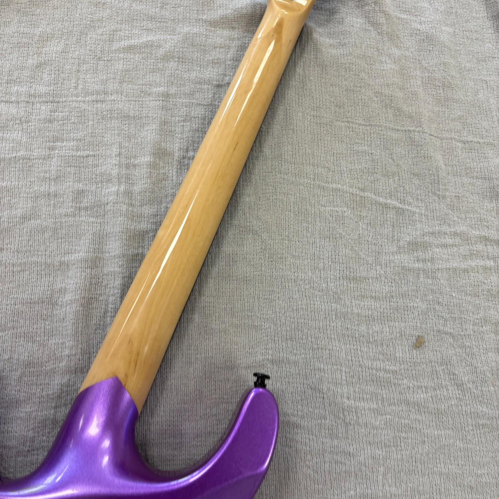 US Warehouse Purple Ouija Kirk Hammett Electric Guitar With Floyd Rose Tremolo
